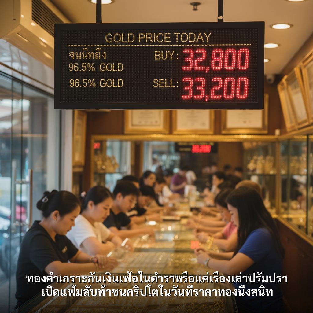 ทองคำเกราะกันเงินเฟ้อในตำราหรือแค่เรื่องเล่าปรัมปรา เปิดแฟ้มลับท้าชนคริปโตในวันที่ราคาทองนิ่งสนิท