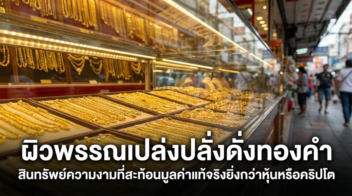 ผิวพรรณเปล่งปลั่งดั่งทองคำ สินทรัพย์ความงามที่สะท้อนมูลค่าแท้จริงยิ่งกว่าหุ้นหรือคริปโต