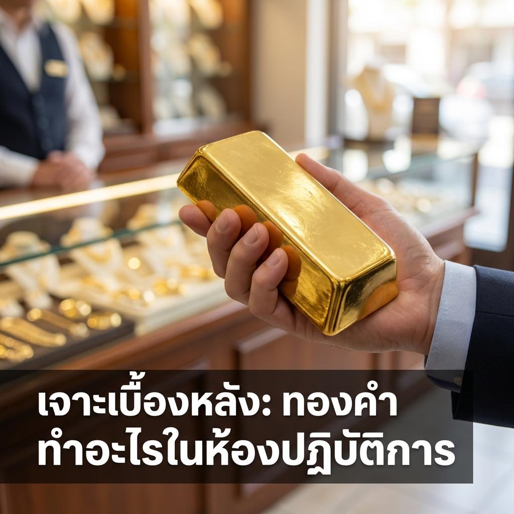 เจาะเบื้องหลัง: ทองคำทำอะไรในห้องปฏิบัติการ