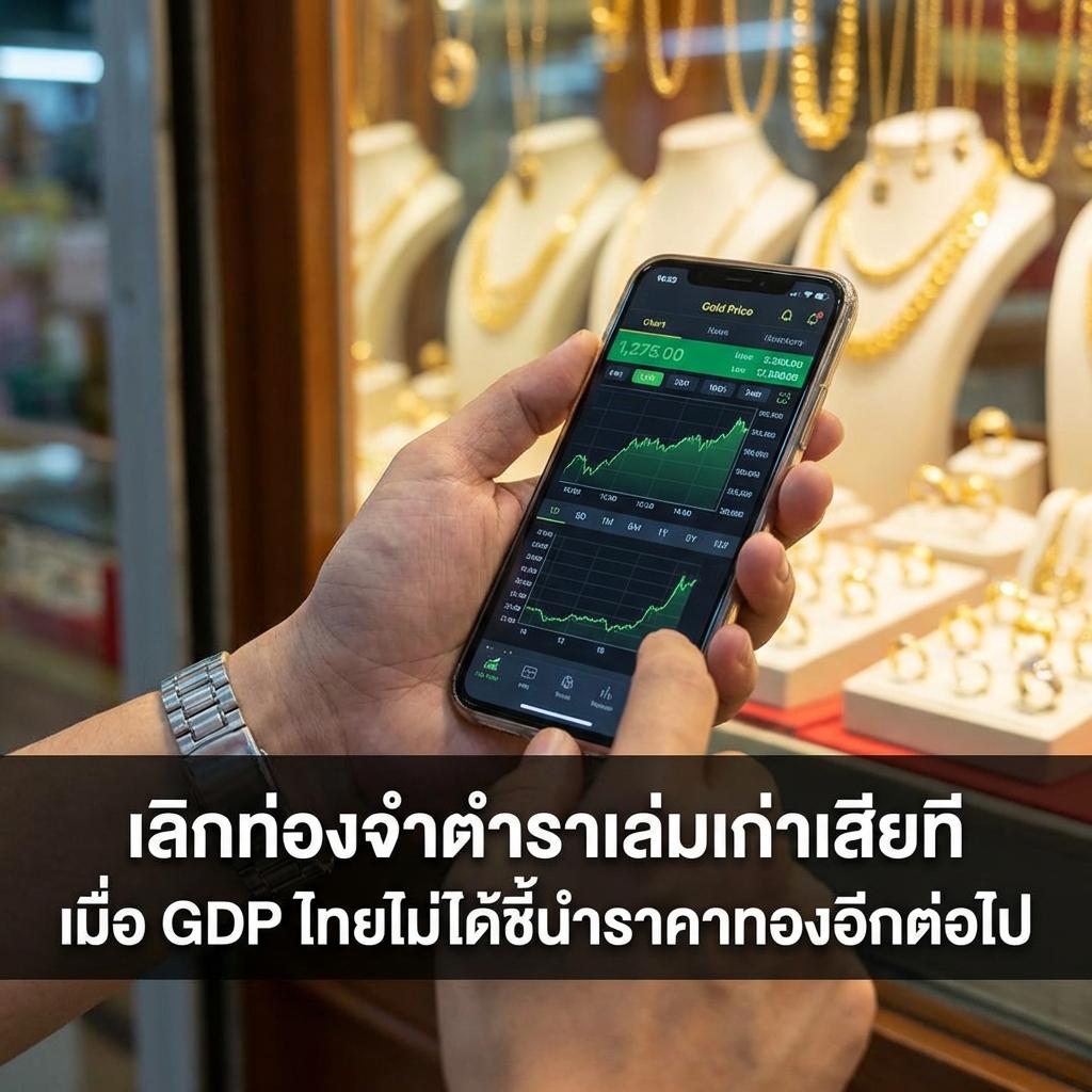 เลิกท่องจำตำราเล่มเก่าเสียที เมื่อ GDP ไทยไม่ได้ชี้นำราคาทองอีกต่อไป