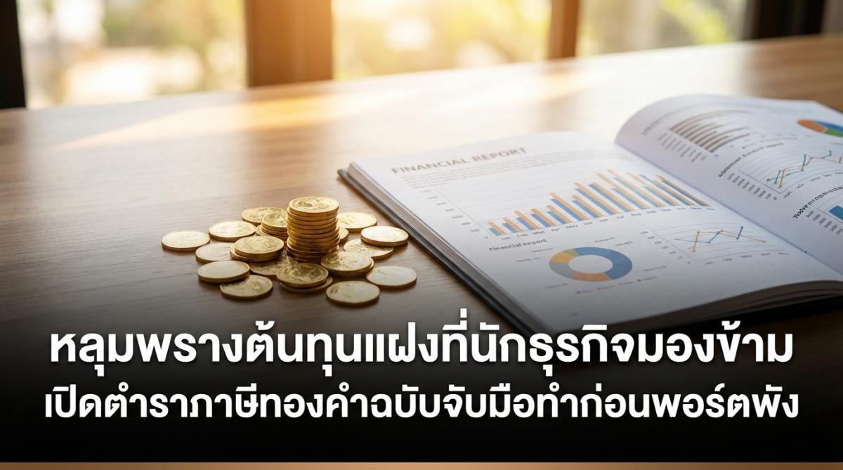 หลุมพรางต้นทุนแฝงที่นักธุรกิจมองข้าม เปิดตำราภาษีทองคำฉบับจับมือทำก่อนพอร์ตพัง