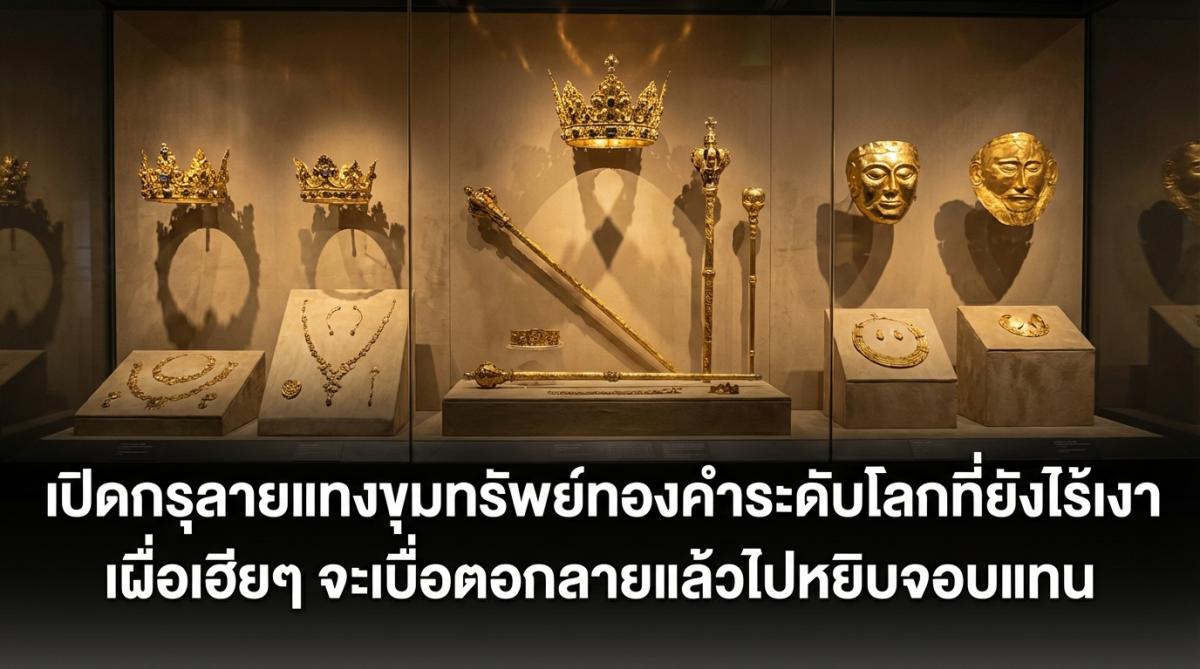 เปิดกรุลายแทงขุมทรัพย์ทองคำระดับโลกที่ยังไร้เงา เผื่อเฮียๆ จะเบื่อตอกลายแล้วไปหยิบจอบแทน