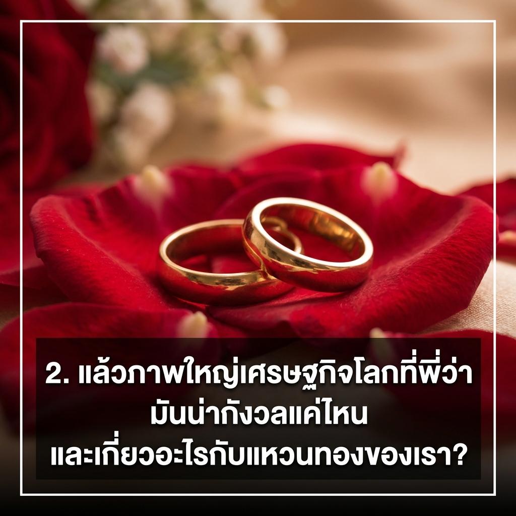 2. แล้วภาพใหญ่เศรษฐกิจโลกที่พี่ว่า มันน่ากังวลแค่ไหน และเกี่ยวอะไรกับแหวนทองของเรา?