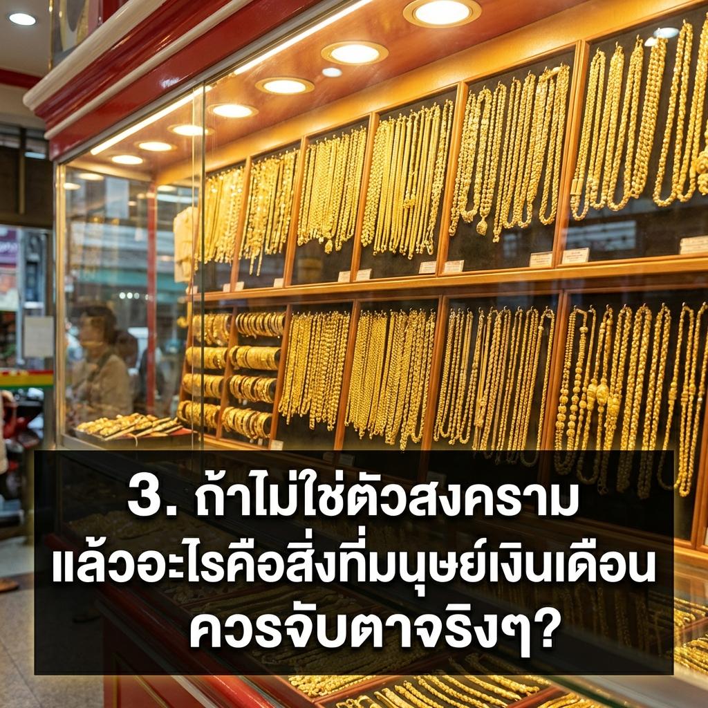 3. ถ้าไม่ใช่ตัวสงคราม แล้วอะไรคือสิ่งที่มนุษย์เงินเดือนควรจับตาจริงๆ?