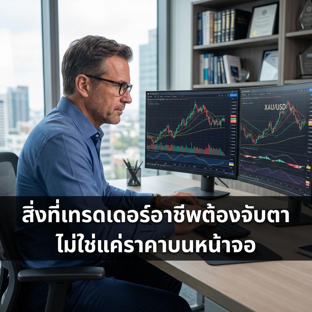 สิ่งที่เทรดเดอร์อาชีพต้องจับตา ไม่ใช่แค่ราคาบนหน้าจอ