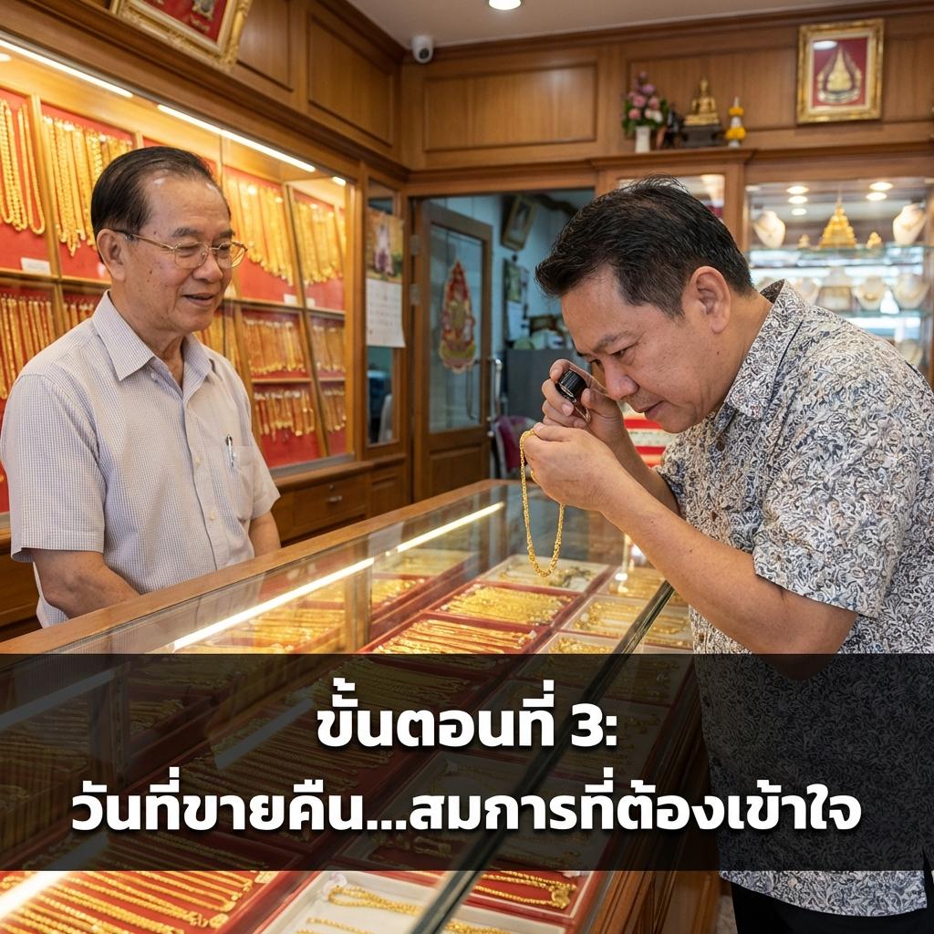 ขั้นตอนที่ 3: วันที่ขายคืน...สมการที่ต้องเข้าใจ