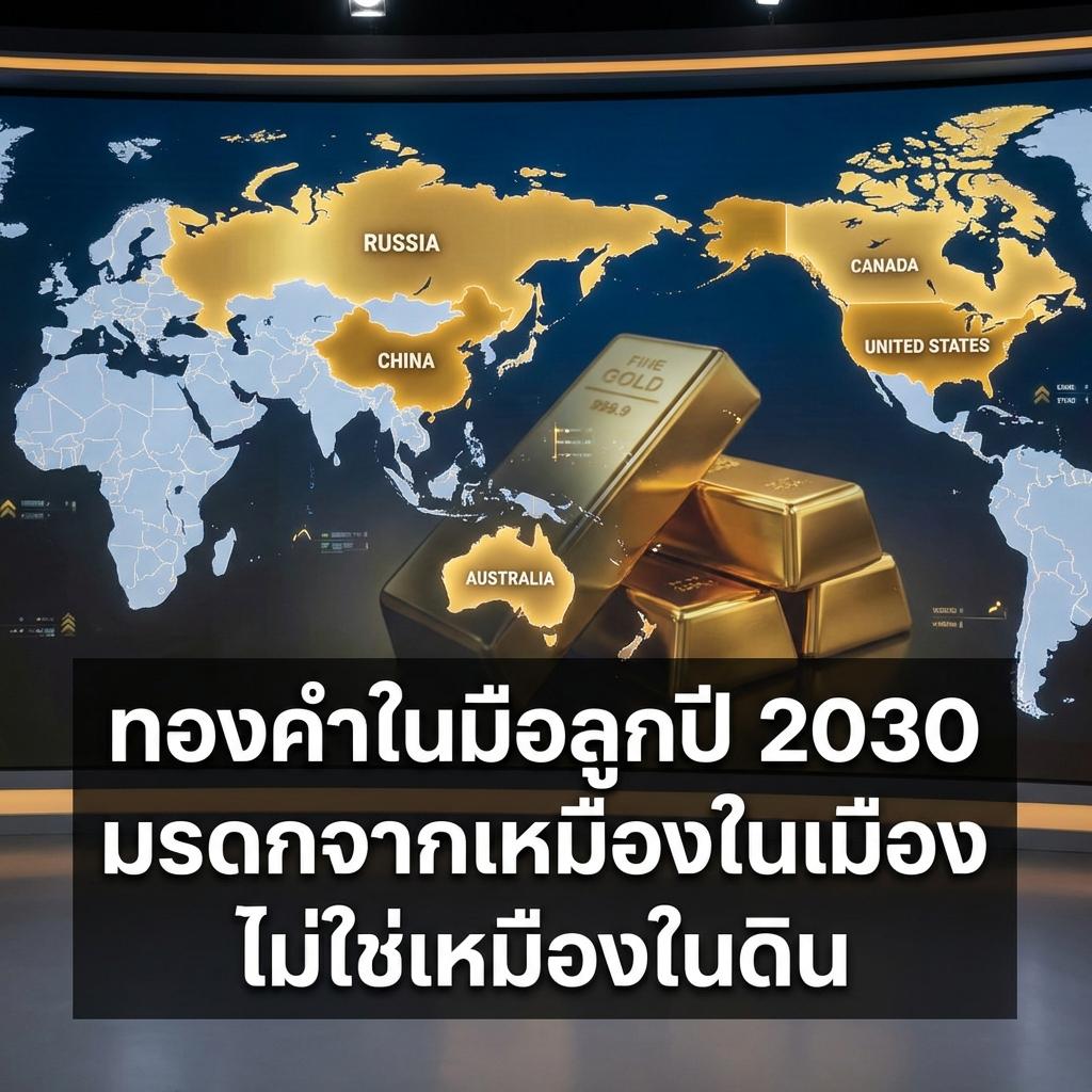ทองคำในมือลูกปี 2030 มรดกจากเหมืองในเมือง ไม่ใช่เหมืองในดิน
