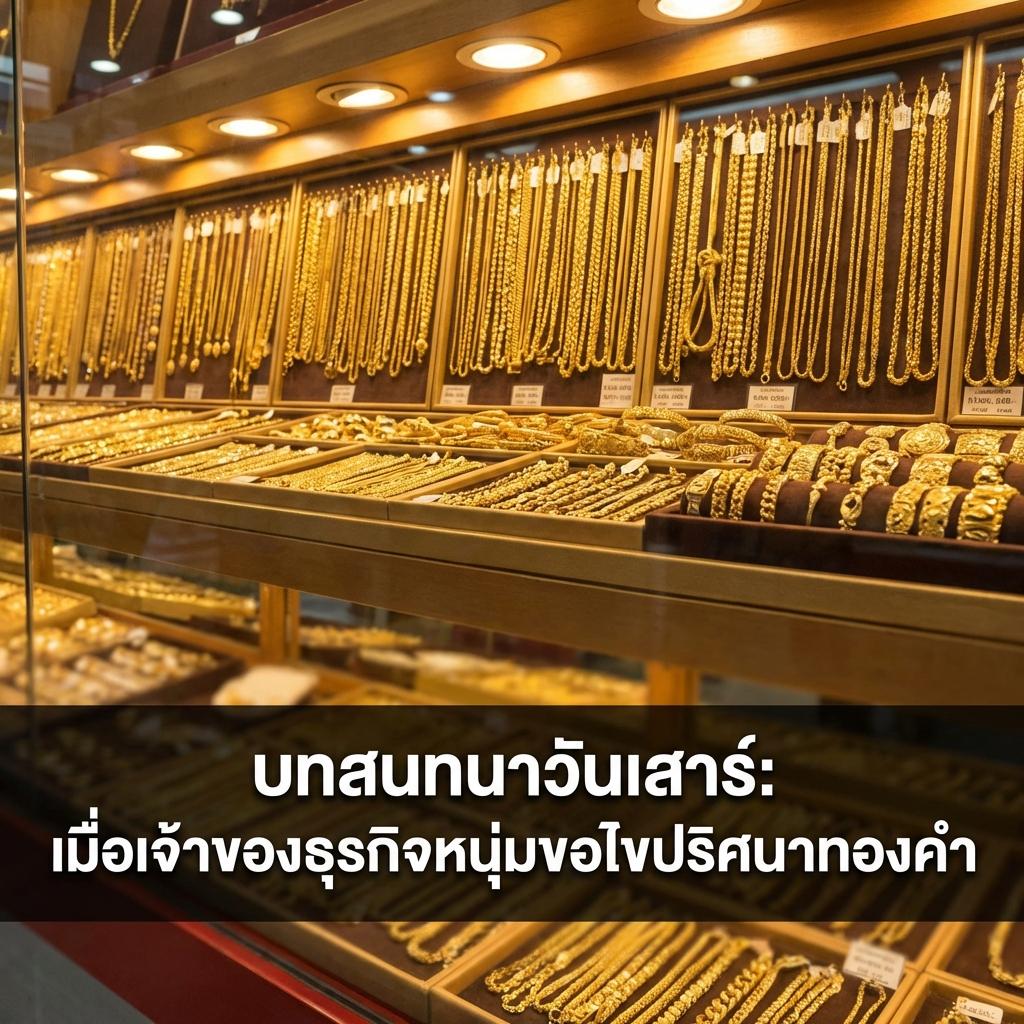 บทสนทนาวันเสาร์: เมื่อเจ้าของธุรกิจหนุ่มขอไขปริศนาทองคำ
