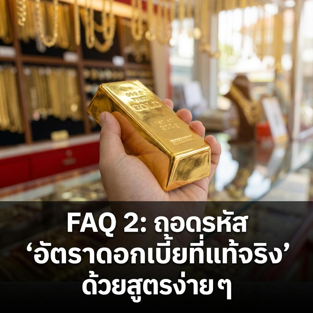 FAQ 2: ถอดรหัส ‘อัตราดอกเบี้ยที่แท้จริง’ ด้วยสูตรง่ายๆ