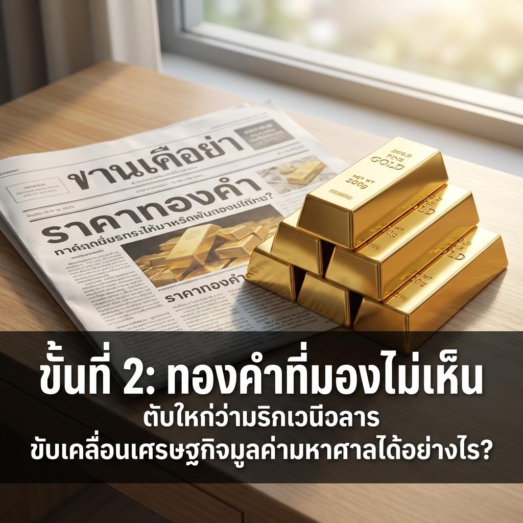 ขั้นที่ 2: ทองคำที่มองไม่เห็น ขับเคลื่อนเศรษฐกิจมูลค่ามหาศาลได้อย่างไร?