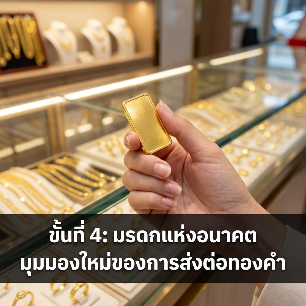 ขั้นที่ 4: มรดกแห่งอนาคต มุมมองใหม่ของการส่งต่อทองคำ