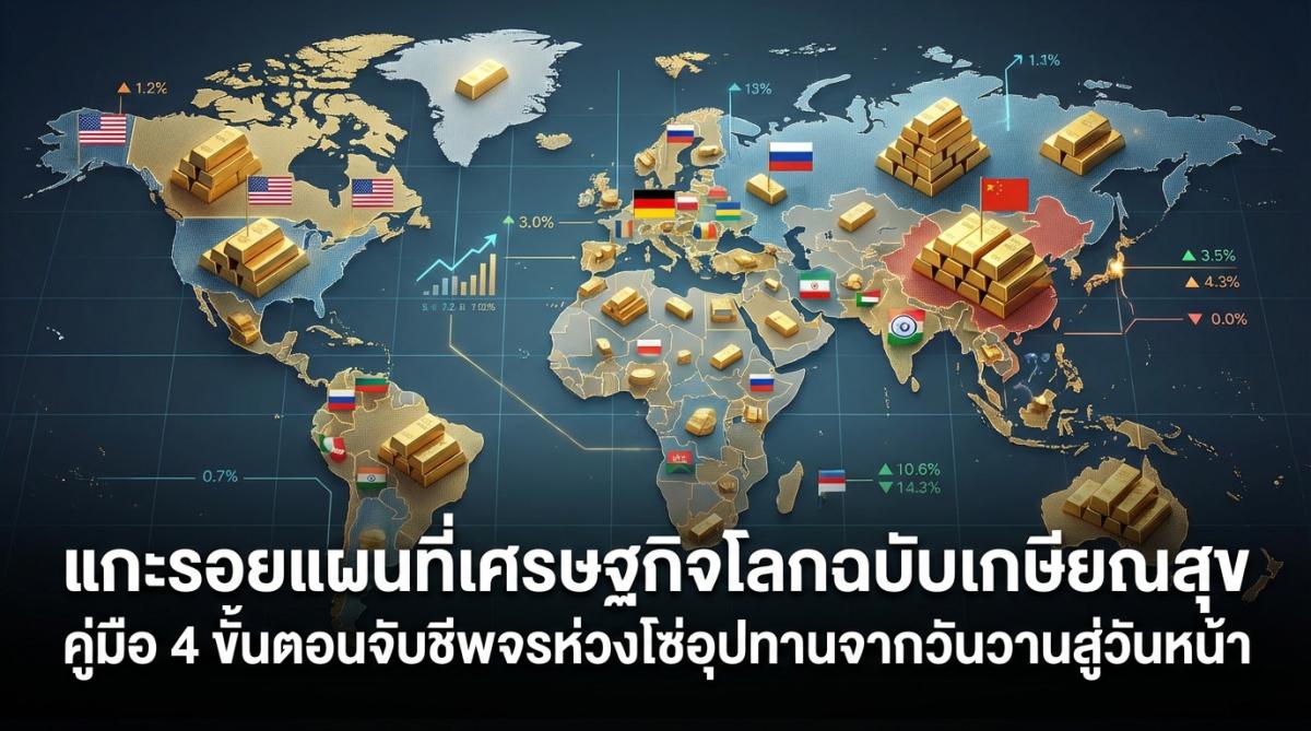 แกะรอยแผนที่เศรษฐกิจโลกฉบับเกษียณสุข คู่มือ 4 ขั้นตอนจับชีพจรห่วงโซ่อุปทานจากวันวานสู่วันหน้า