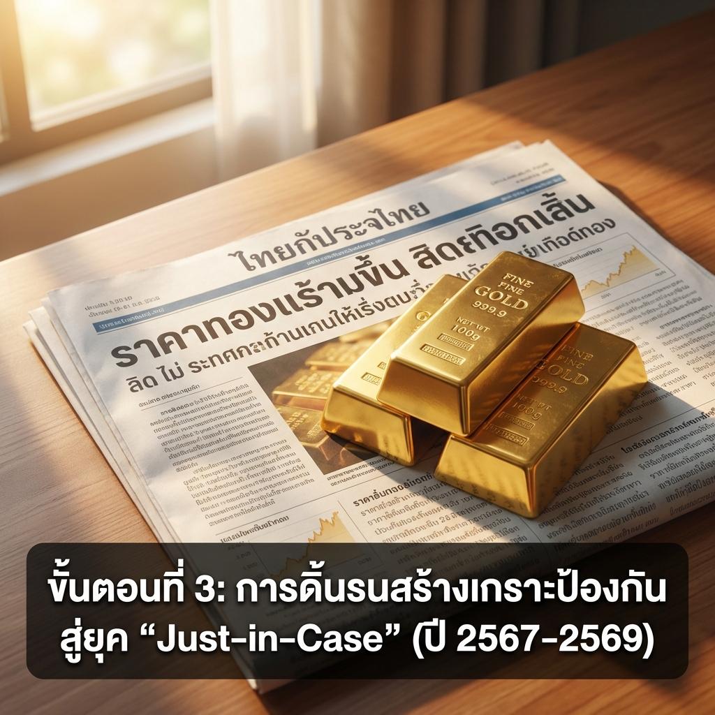 ขั้นตอนที่ 3: การดิ้นรนสร้างเกราะป้องกัน สู่ยุค “Just-in-Case” (ปี 2567-2569)
