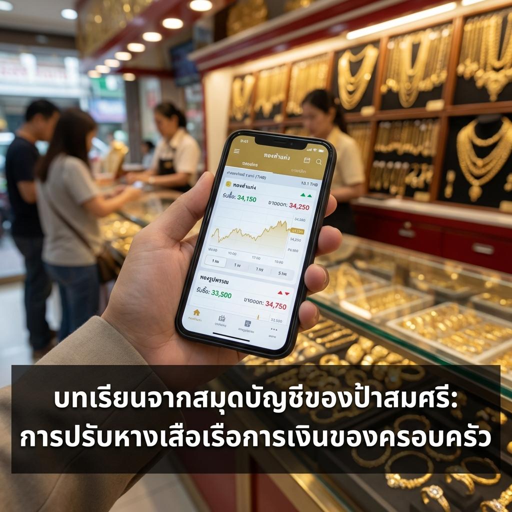 บทเรียนจากสมุดบัญชีของป้าสมศรี: การปรับหางเสือเรือการเงินของครอบครัว