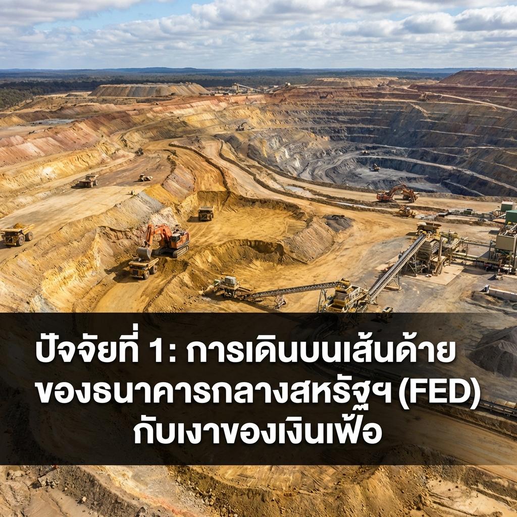 ปัจจัยที่ 1: การเดินบนเส้นด้ายของธนาคารกลางสหรัฐฯ (FED) กับเงาของเงินเฟ้อ