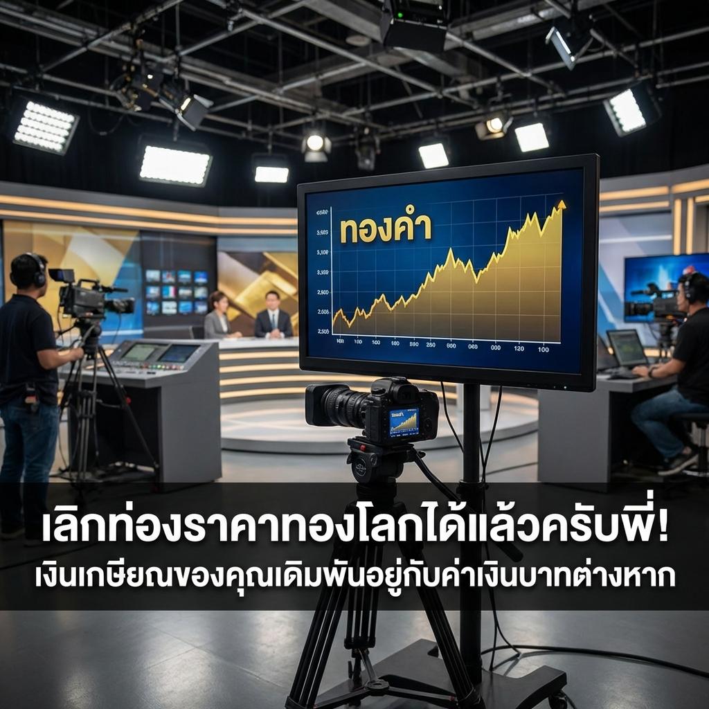 เลิกท่องราคาทองโลกได้แล้วครับพี่! เงินเกษียณของคุณเดิมพันอยู่กับค่าเงินบาทต่างหาก