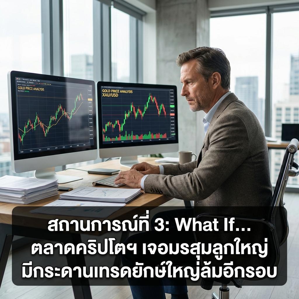 สถานการณ์ที่ 3: What If... ตลาดคริปโตฯ เจอมรสุมลูกใหญ่ มีกระดานเทรดยักษ์ใหญ่ล้มอีกรอบ