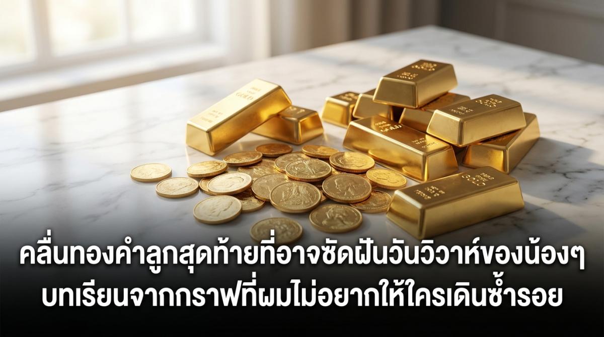 คลื่นทองคำลูกสุดท้ายที่อาจซัดฝันวันวิวาห์ของน้องๆ บทเรียนจากกราฟที่ผมไม่อยากให้ใครเดินซ้ำรอย