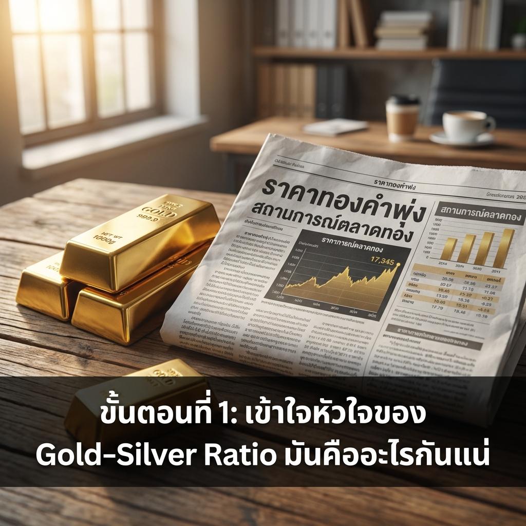 ขั้นตอนที่ 1: เข้าใจหัวใจของ Gold-Silver Ratio มันคืออะไรกันแน่
