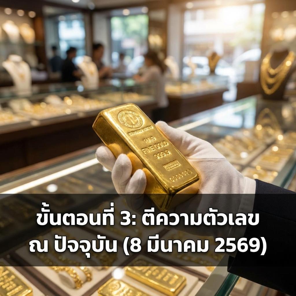 ขั้นตอนที่ 3: ตีความตัวเลข ณ ปัจจุบัน (8 มีนาคม 2569)