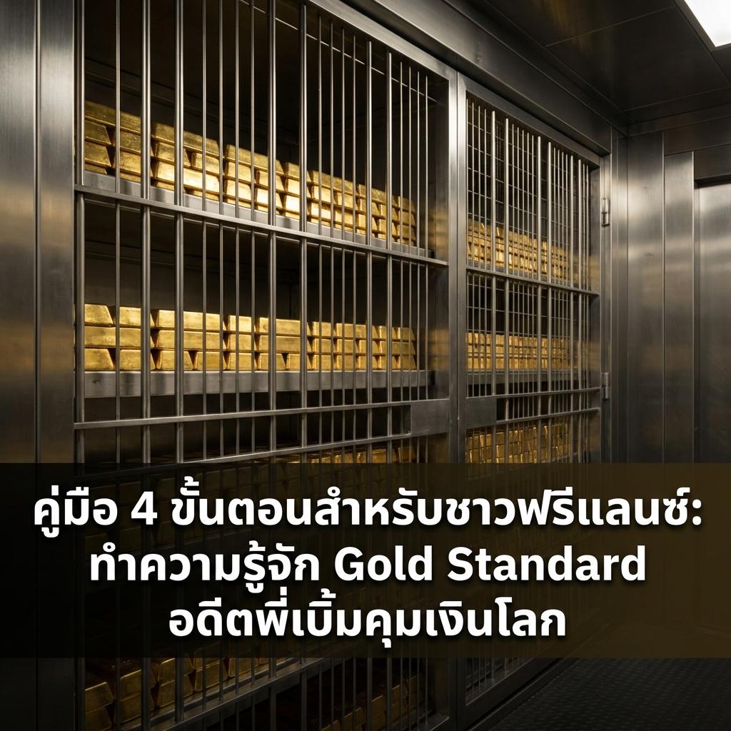 คู่มือ 4 ขั้นตอนสำหรับชาวฟรีแลนซ์: ทำความรู้จัก Gold Standard อดีตพี่เบิ้มคุมเงินโลก