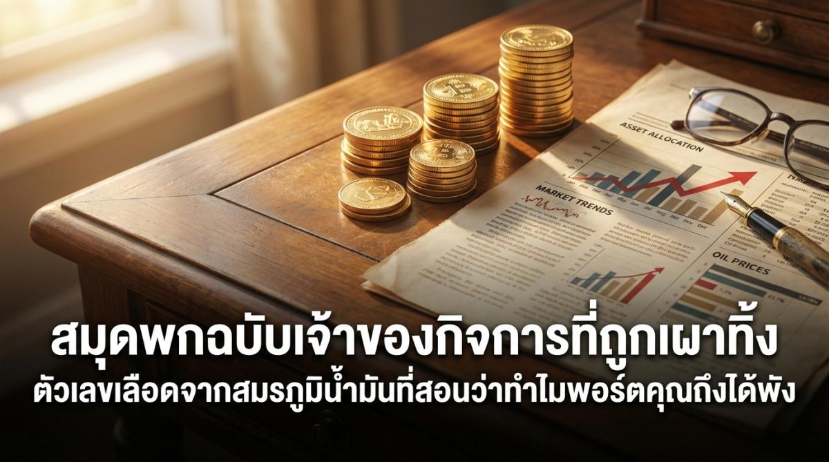 สมุดพกฉบับเจ้าของกิจการที่ถูกเผาทิ้ง ตัวเลขเลือดจากสมรภูมิน้ำมันที่สอนว่าทำไมพอร์ตคุณถึงได้พัง