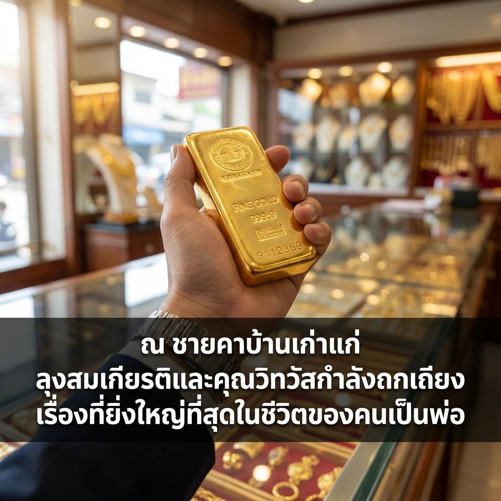ณ ชายคาบ้านเก่าแก่ ลุงสมเกียรติและคุณวิทวัสกำลังถกเถียงเรื่องที่ยิ่งใหญ่ที่สุดในชีวิตของคนเป็นพ่อ
