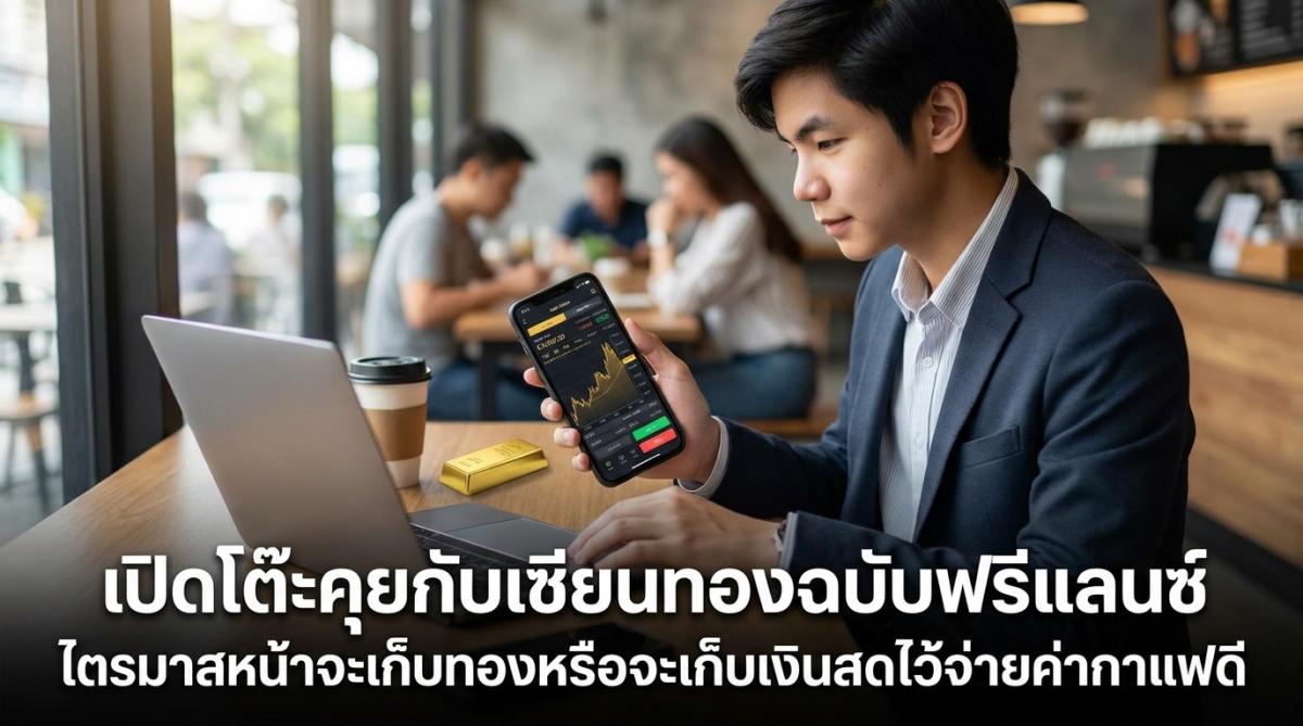 เปิดโต๊ะคุยกับเซียนทองฉบับฟรีแลนซ์ ไตรมาสหน้าจะเก็บทองหรือจะเก็บเงินสดไว้จ่ายค่ากาแฟดี