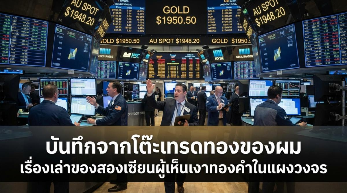 บันทึกจากโต๊ะเทรดทองของผม เรื่องเล่าของสองเซียนผู้เห็นเงาทองคำในแผงวงจร