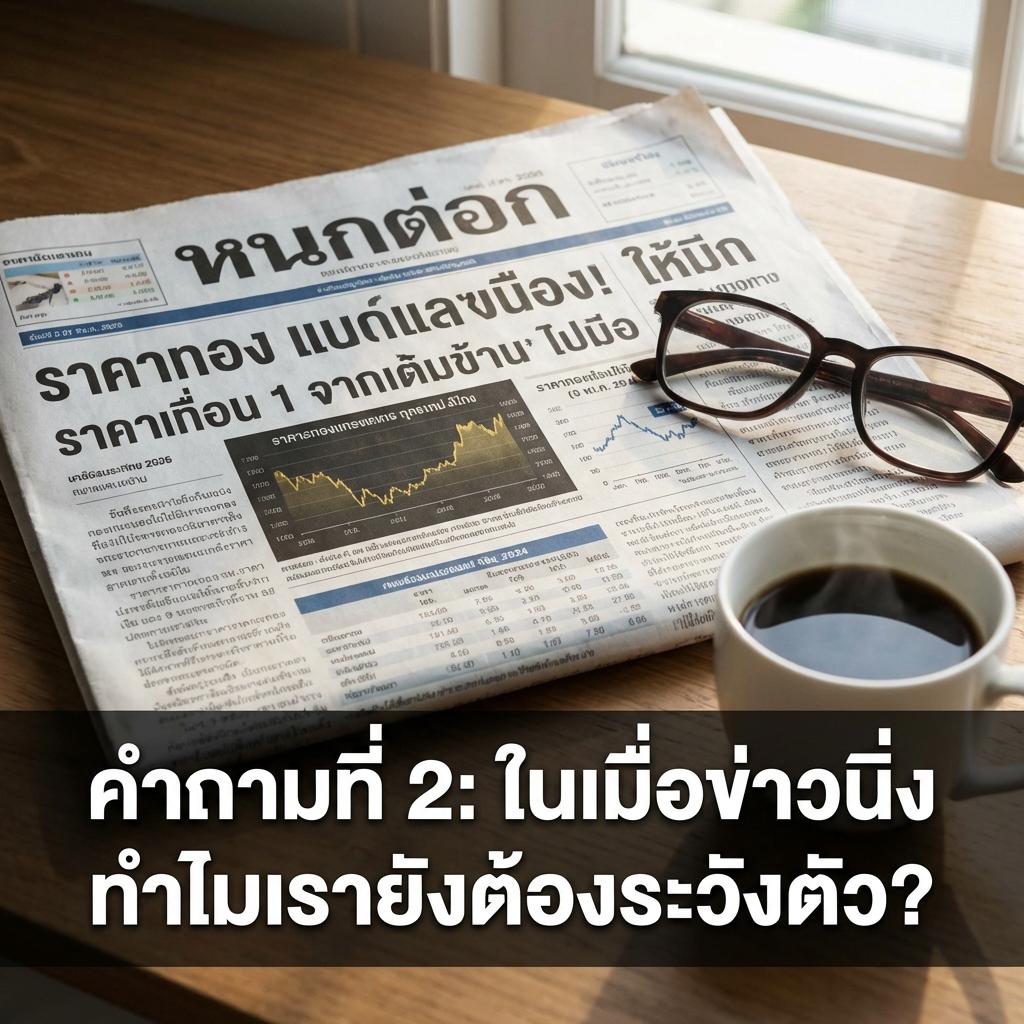 คำถามที่ 2: ในเมื่อข่าวนิ่ง ทำไมเรายังต้องระวังตัว?