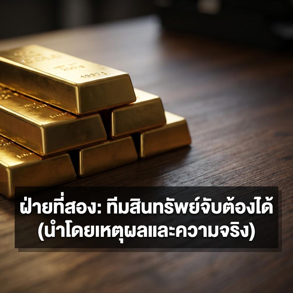 ฝ่ายที่สอง: ทีมสินทรัพย์จับต้องได้ (นำโดยเหตุผลและความจริง)
