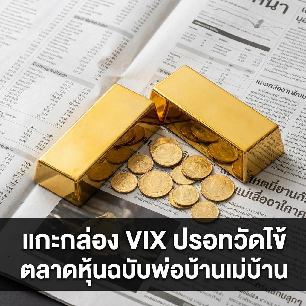 แกะกล่อง VIX ปรอทวัดไข้ตลาดหุ้นฉบับพ่อบ้านแม่บ้าน