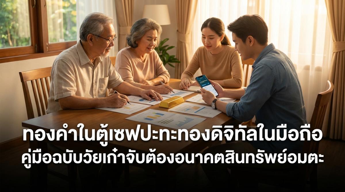 ทองคำในตู้เซฟปะทะทองดิจิทัลในมือถือ คู่มือฉบับวัยเก๋าจับต้องอนาคตสินทรัพย์อมตะ