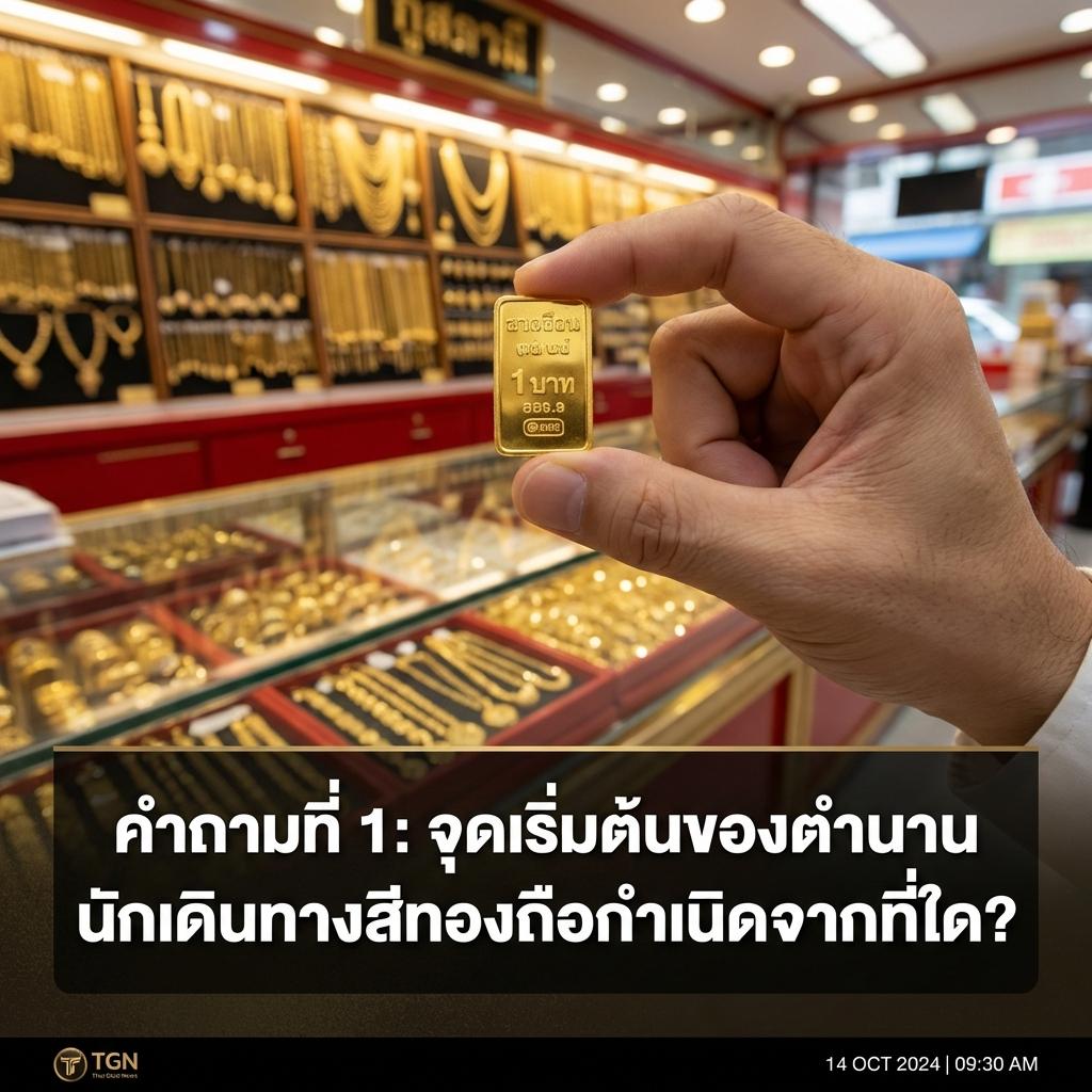 คำถามที่ 1: จุดเริ่มต้นของตำนาน นักเดินทางสีทองถือกำเนิดจากที่ใด?
